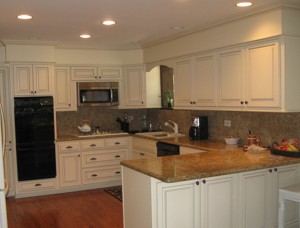 kitchen soffits cald with moldings