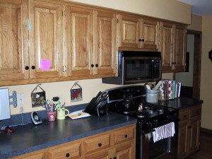 cabinet refacing before