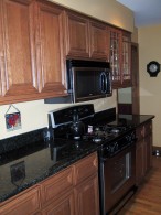 refaced cabinets after