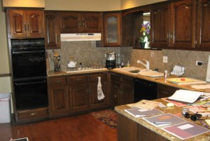 cabinet refacing before