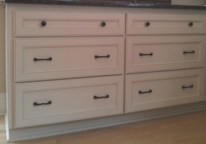 converting cabinets into drawers