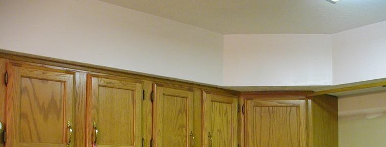 Removing Kitchen Soffits Worth It, How To Remove Trim From Kitchen Cabinets