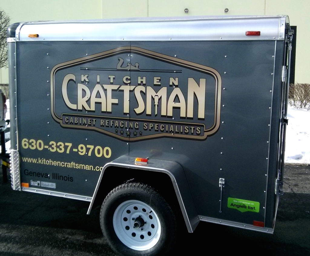 Kitchen Craftsman Cabinet refacing trailer
